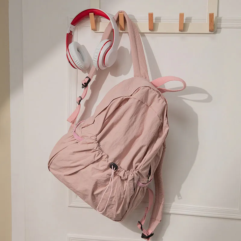 Large Capacity Nylon Lightweight Leisure Commute Backpacks