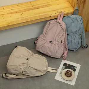Large Capacity Nylon Lightweight Leisure Commute Backpacks