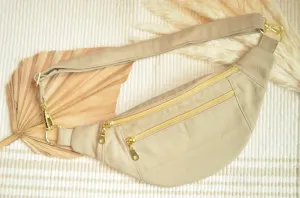 Large Fanny Pack: Taupe