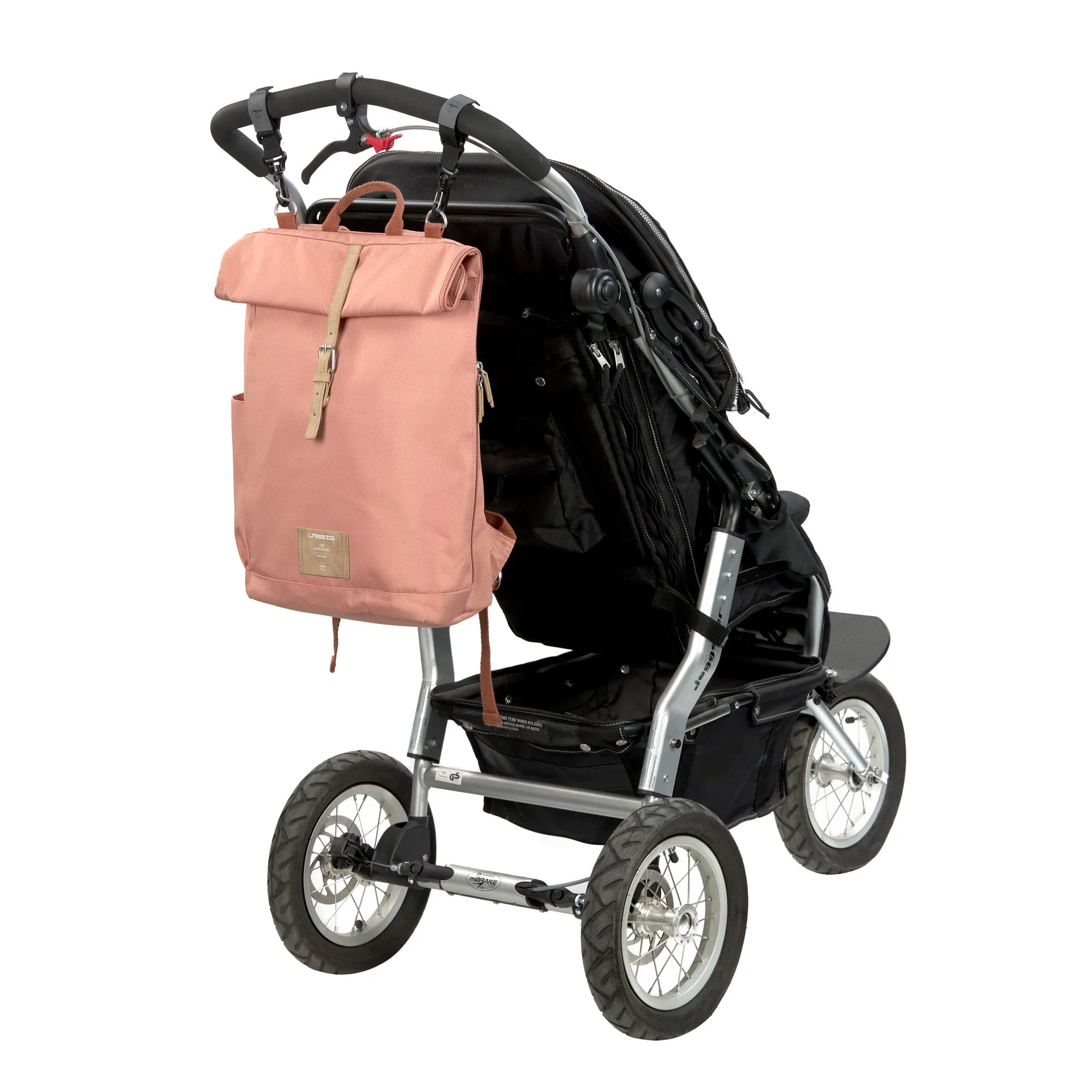 Lassig Rolltop Nappy Backpack - Cinnamon