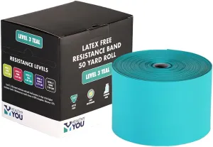 Latex Free Resistance Band 50 Yard Rolls