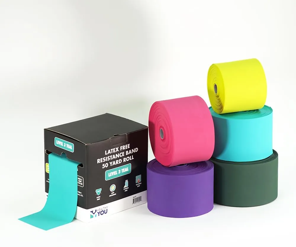 Latex Free Resistance Band 50 Yard Rolls