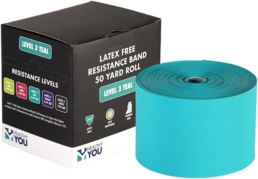 Latex Free Resistance Band 50 Yard Rolls