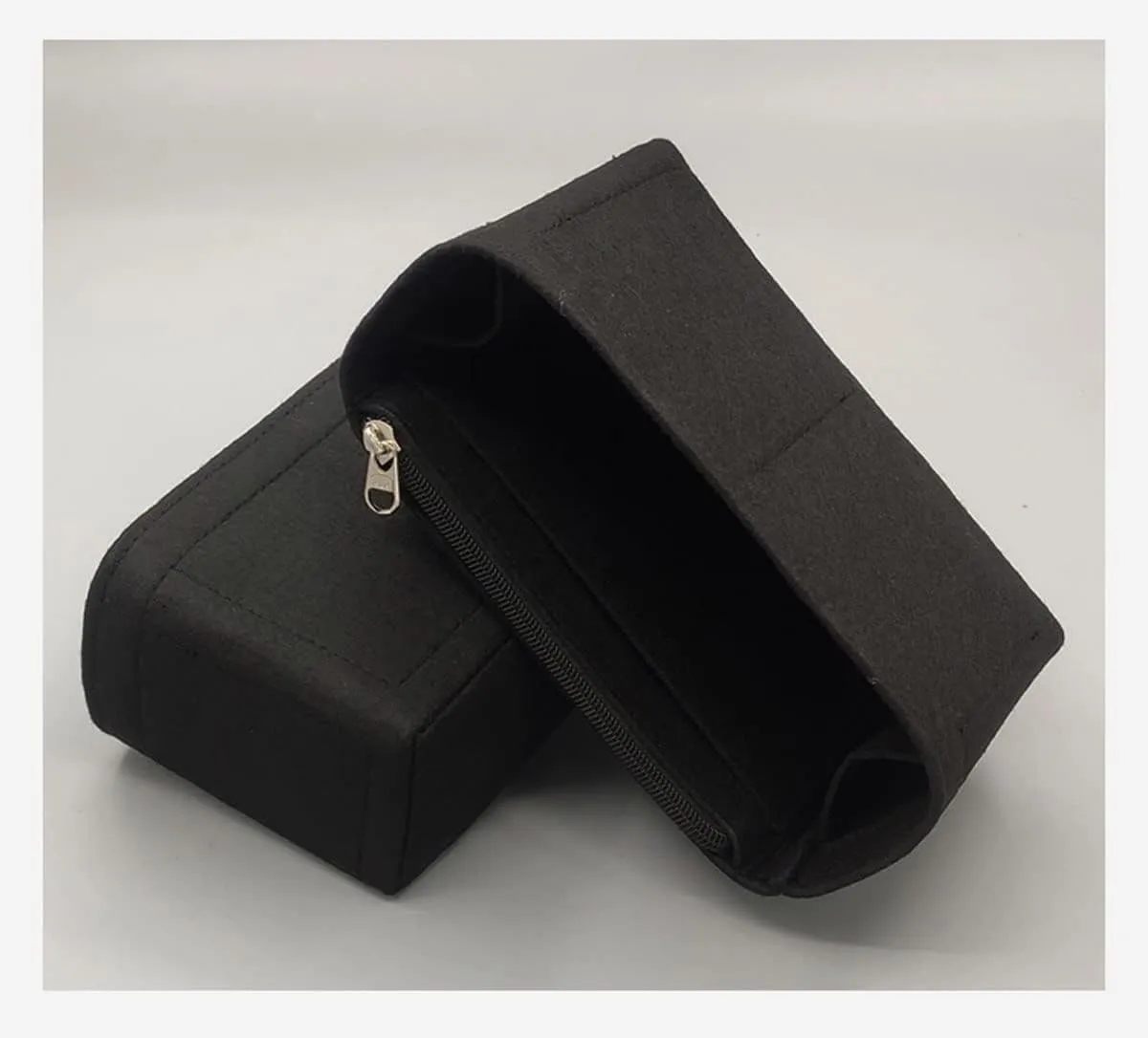 Lckaey Felt Purse Organizer Insert for gabrielle backpack organizer gabrielle tramp bag lining Insert 2074black-S