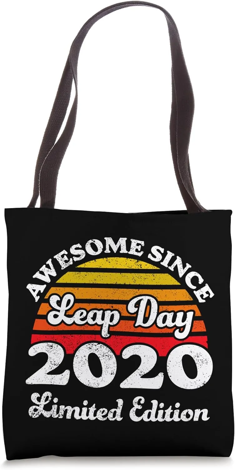 Leap Day Birthday February 29 Born in Leap Year 2020 Tote Bag