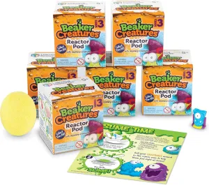 Learning Resources Beaker Creatures Series 3 - 6-Pack of Pods, Ages 5  Science Exploration Toys, STEM Toys for Kids, Homeschool Must Haves, Science for Kids