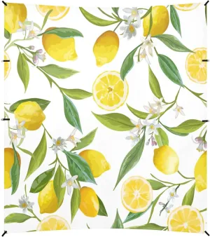 Lemon Fruits Flowers Floral Beach Tent Camping Sun Shelters Portable Outdoor Canopy Sun Shade for Camping Trips Fishing Backyard Fun or Picnics Easy Setup with Carrying Bag