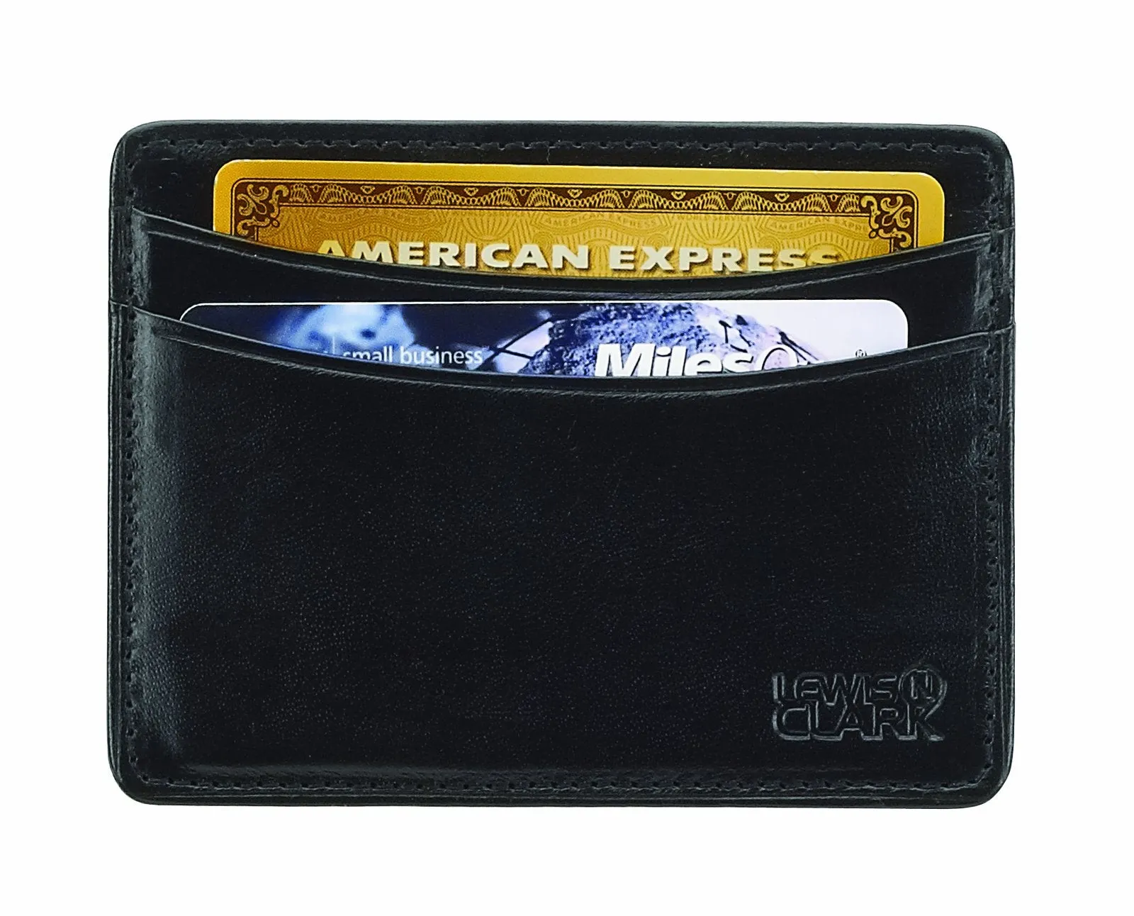 Lewis N. Clark RFID-Blocking Leather Card Holder