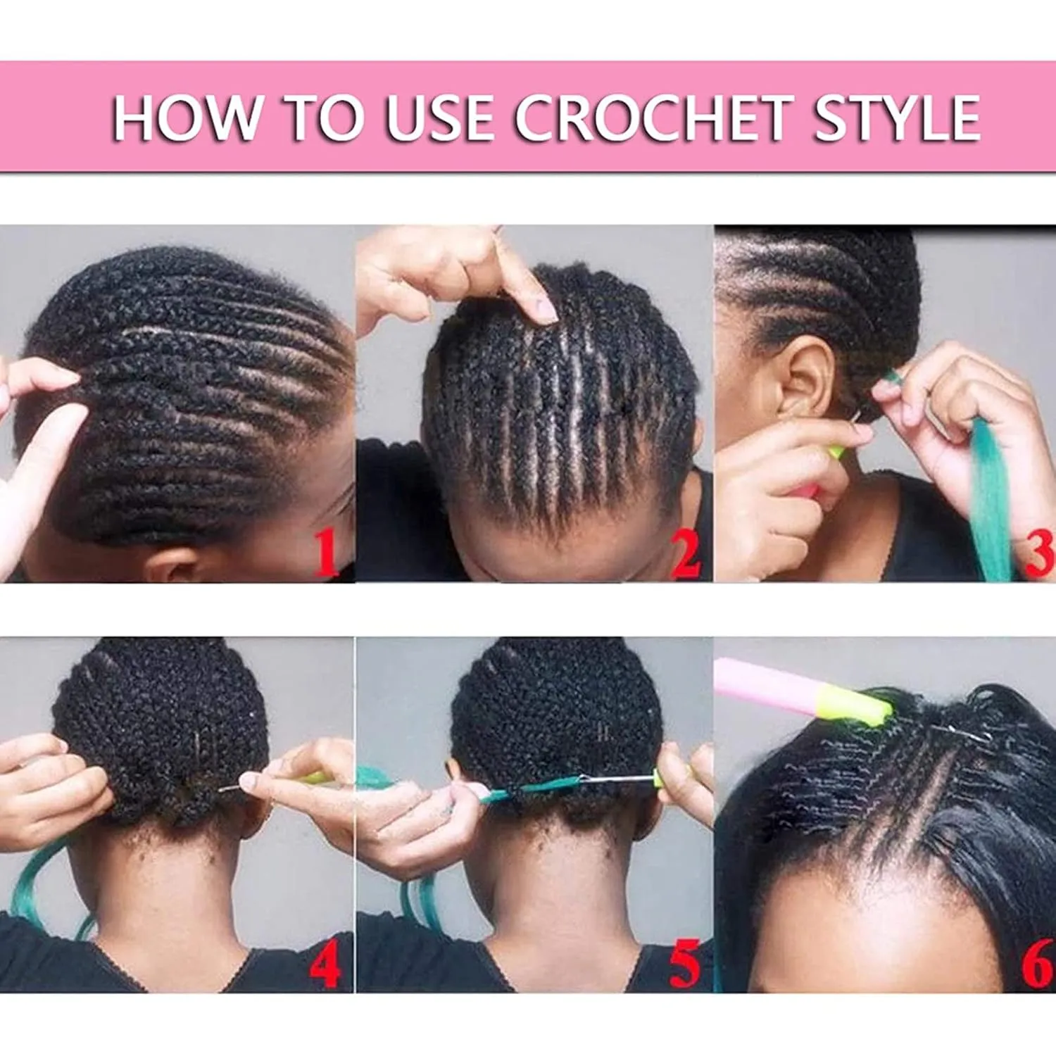 Liang Dian Braiding Hair Professional Pre-stretched Braiding Hair 12 Inch 8 Packs Natural Black Hot Water Setting Synthetic Hair Crochet Braiding Hair Extension(12 Inch,1B)