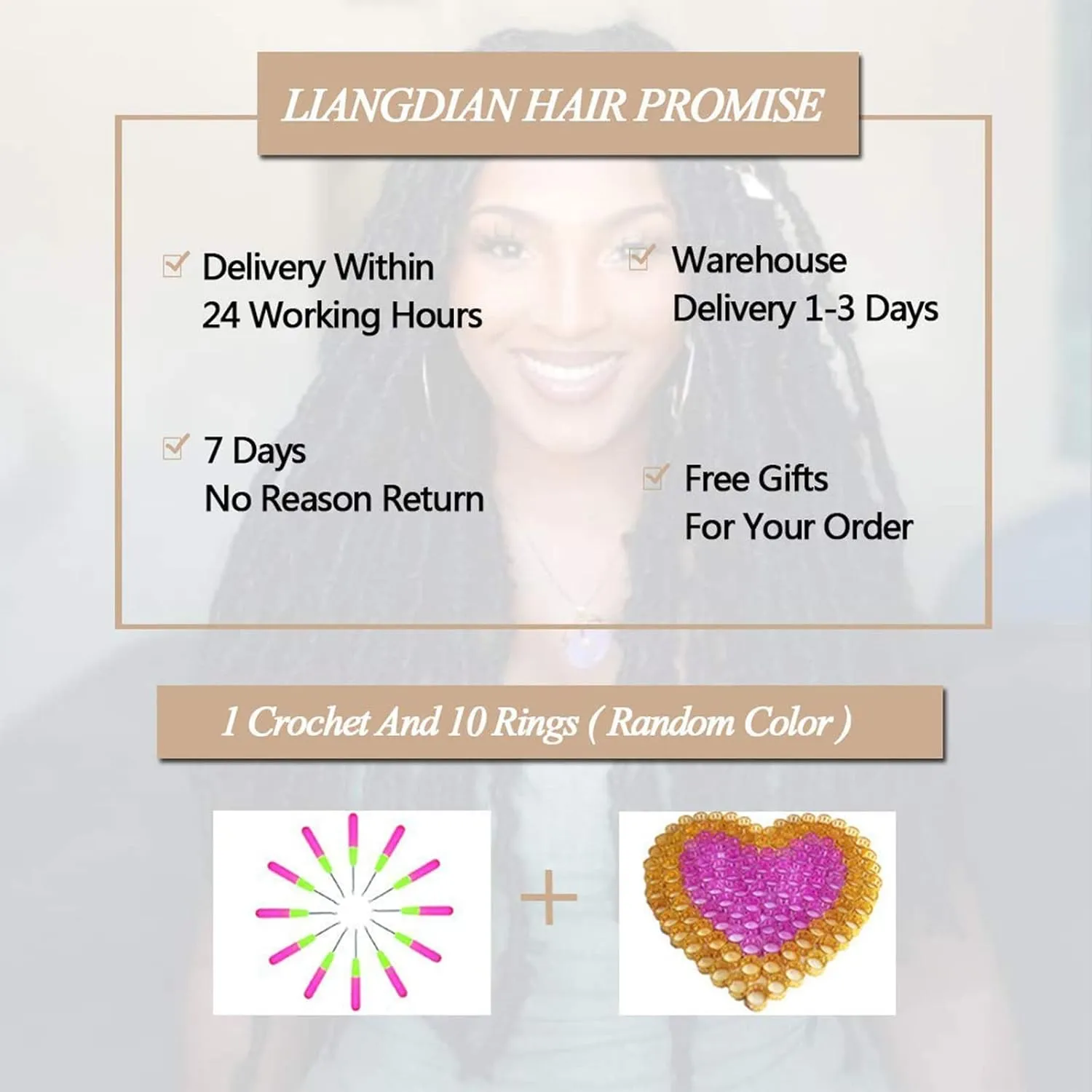 Liang Dian Braiding Hair Professional Pre-stretched Braiding Hair 12 Inch 8 Packs Natural Black Hot Water Setting Synthetic Hair Crochet Braiding Hair Extension(12 Inch,1B)