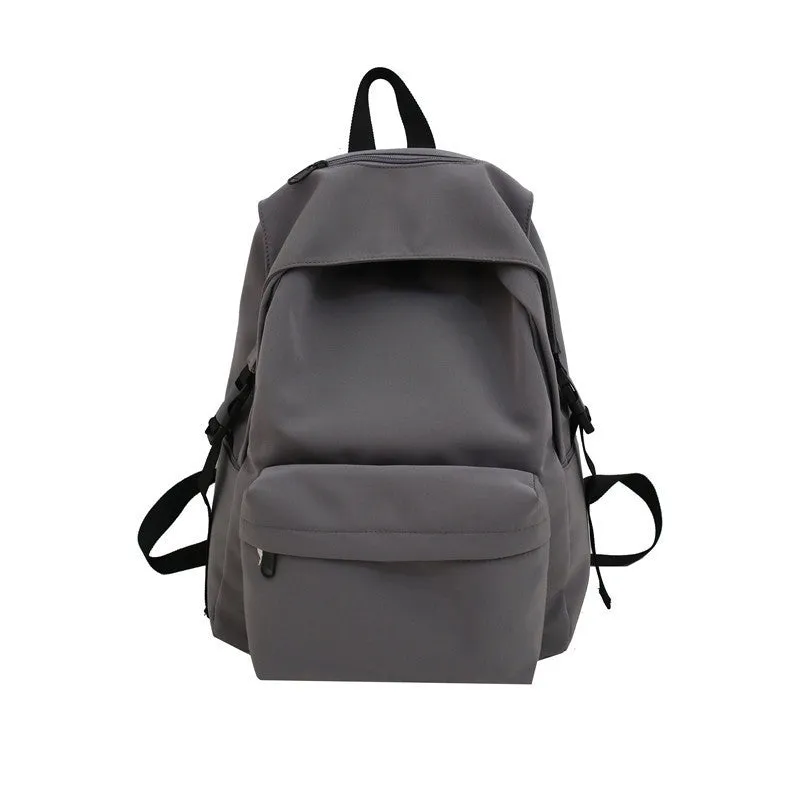 Lightweight Solid Color Early High Large Backpacks