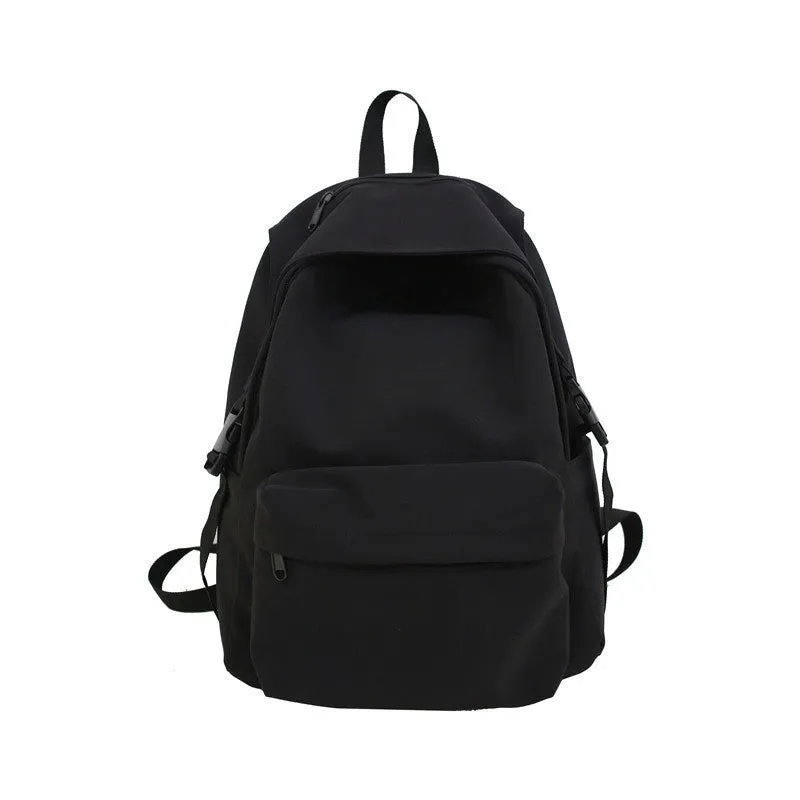 Lightweight Solid Color Early High Large Backpacks