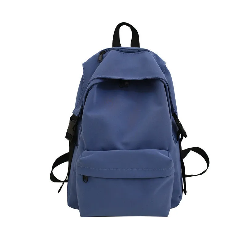 Lightweight Solid Color Early High Large Backpacks