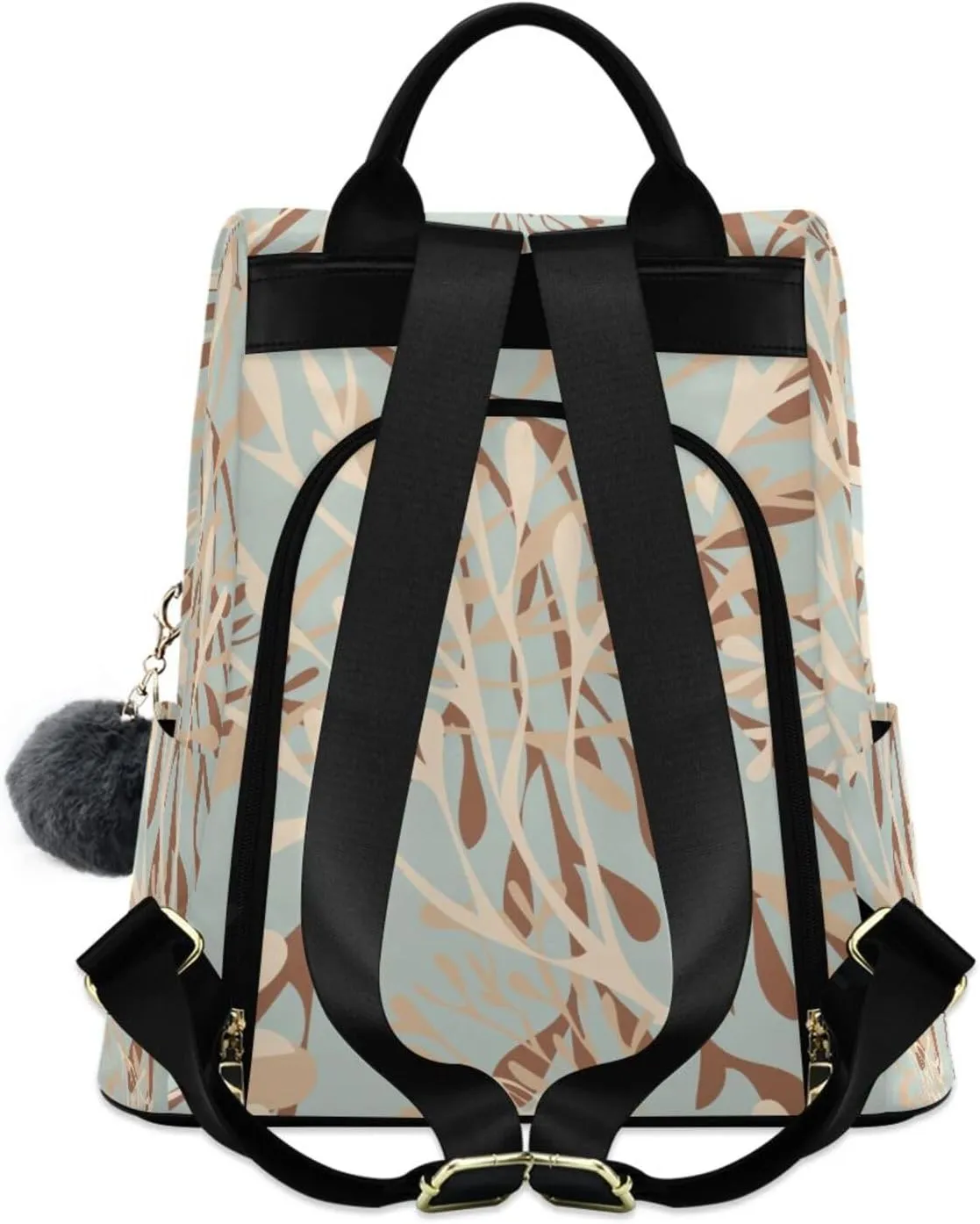 Lightweight Women Backpack Purse Shoulder Bag Casual Daypack Anti-theft Zipper With Pockets 13.4 X 5.9 X 15in