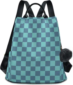 Lightweight Women Backpack Purse Shoulder Bag Casual Daypack Anti-theft Zipper With Pockets Pattern 4