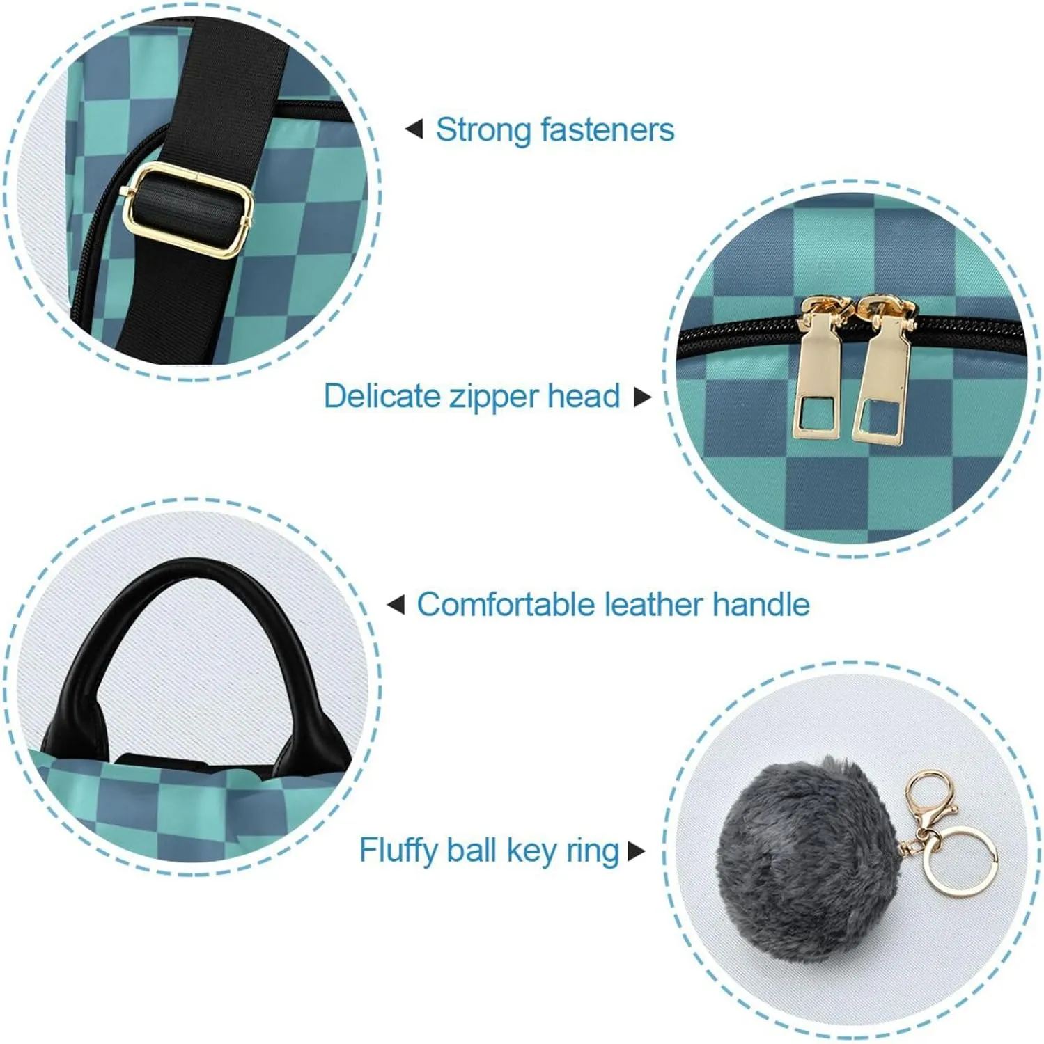 Lightweight Women Backpack Purse Shoulder Bag Casual Daypack Anti-theft Zipper With Pockets Pattern 4