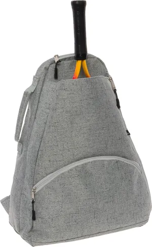 LISH Men's Court Advantage Tennis Backpack - Racket Holder Sport Bag for Tennis, Racquetball, Squash