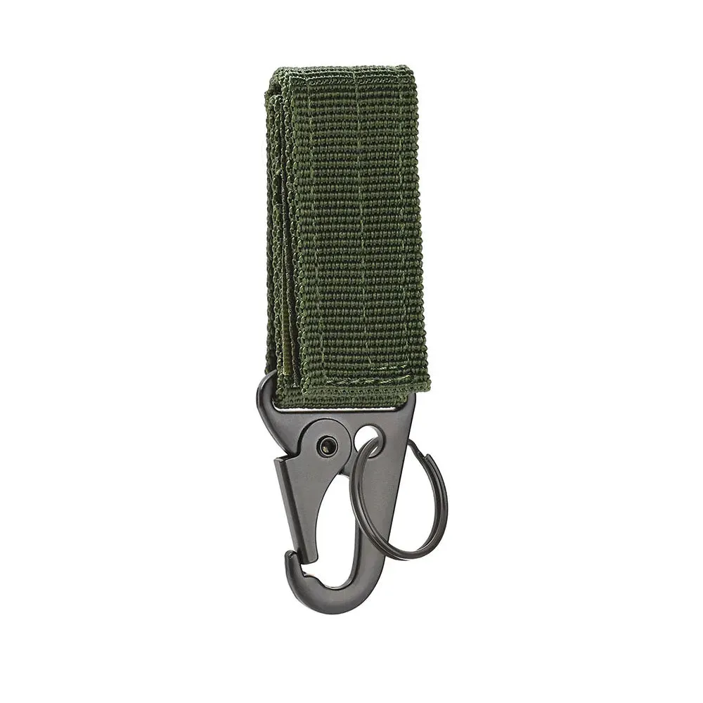 LISM Tactical MOLLE Clip Buckle – Nylon Belt Keychain Holder for Outdoor & Camping