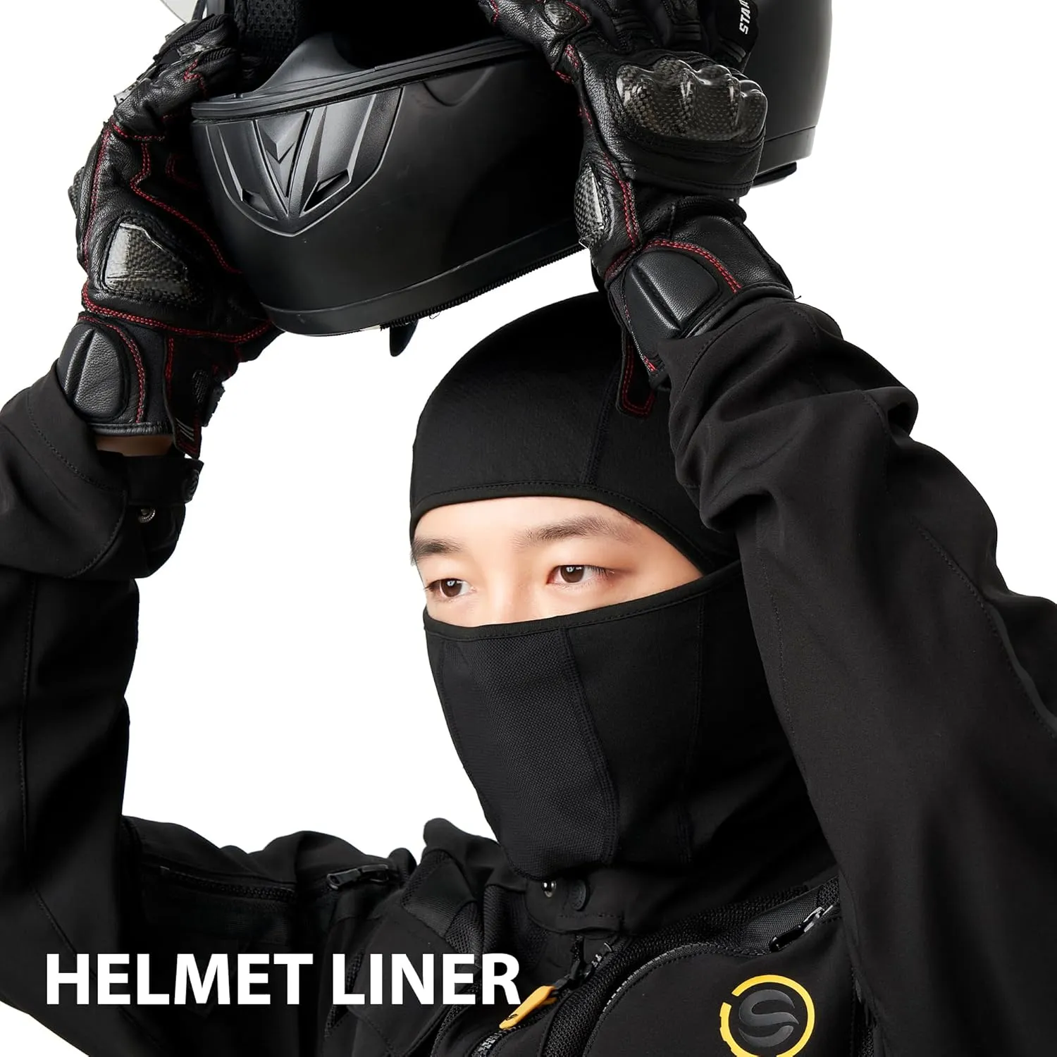 LONGLONG Balaclava Face Mask- 2 Pcs Sun Protection Mask Dustproof, Breathable Summer Full Face Cover for Motorcycle, Cycling