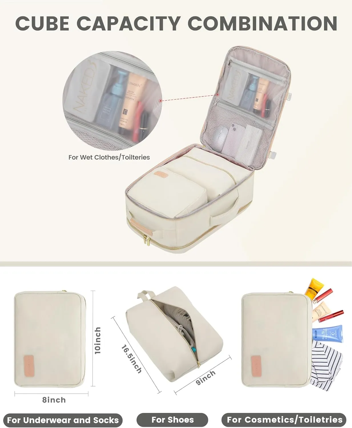 LOVEVOOK Travel Backpack Carry on Flight Approved for Women Men, Carry on Backpacks for Women Backpack for Traveling on Airplane, Personal Item Bag Airline Approved Waterproof Laptop Computer Backpack