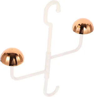 Luxshiny 2pcs Hanger Hooks for Bags and Hats Space Saving Organizer for Entryway and Bedroom Versatile Storage for Clothes and Accessories