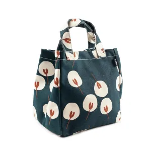 Maika Recycled Canvas Lunch & Pie Tote, Tansy, Green