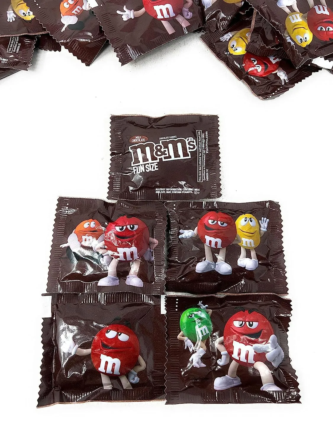 M&M's Original Chocolate Fun Size Packs American Candy In A Variety Of Fun Colors Bulk Party Mix 1.5 Lbs. (24 Oz)