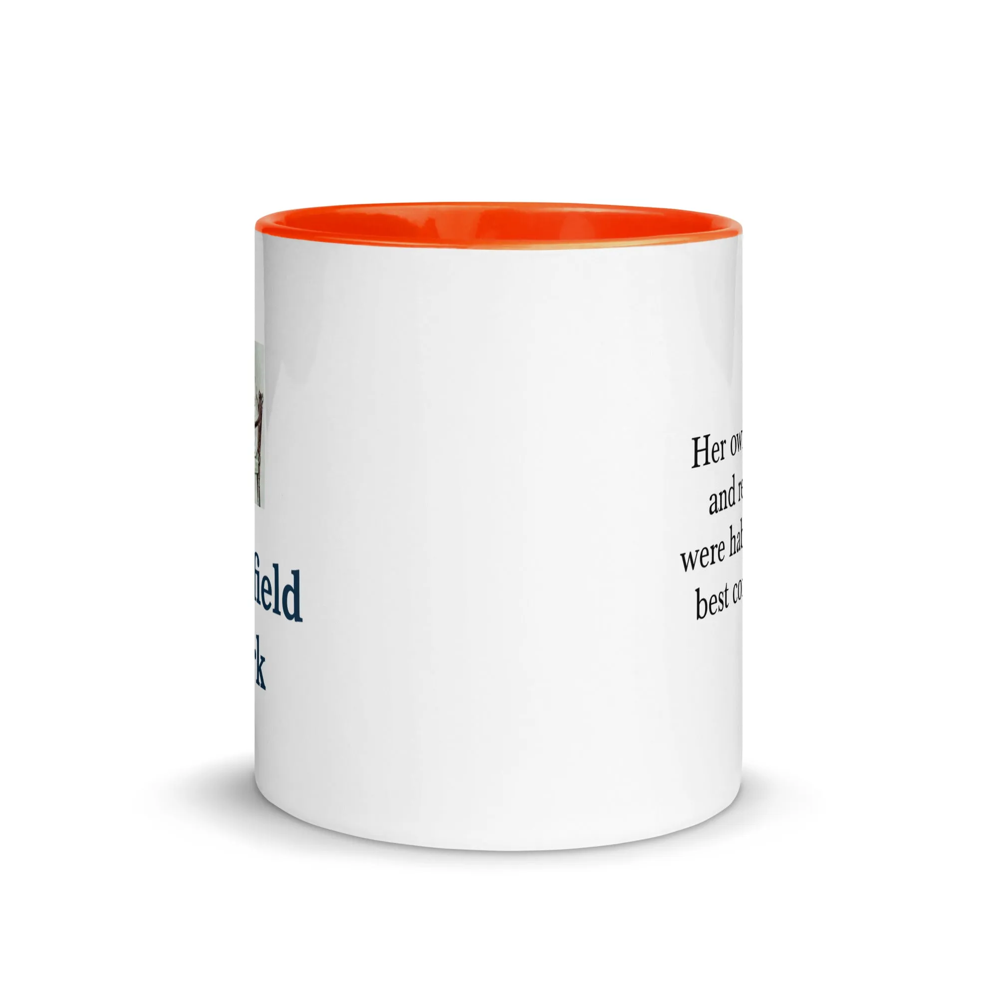 Mansfield Park mug with color inside
