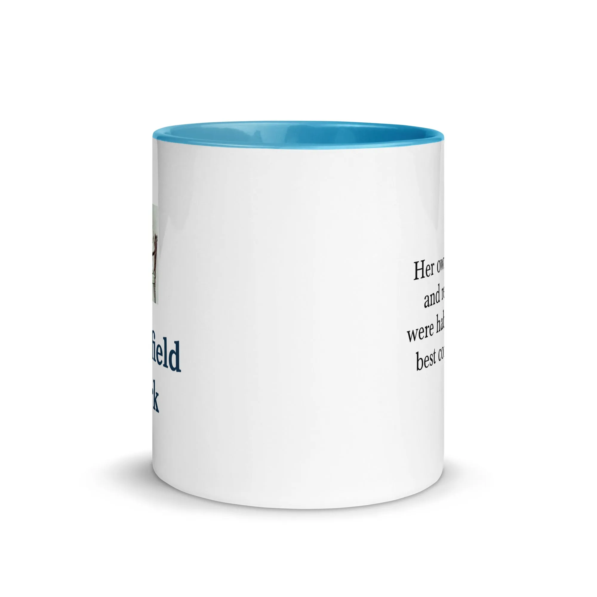 Mansfield Park mug with color inside