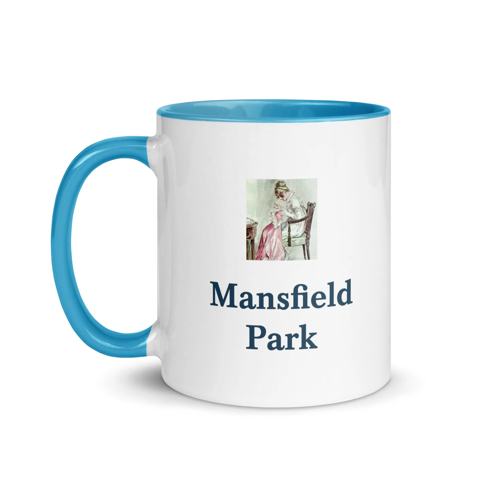 Mansfield Park mug with color inside