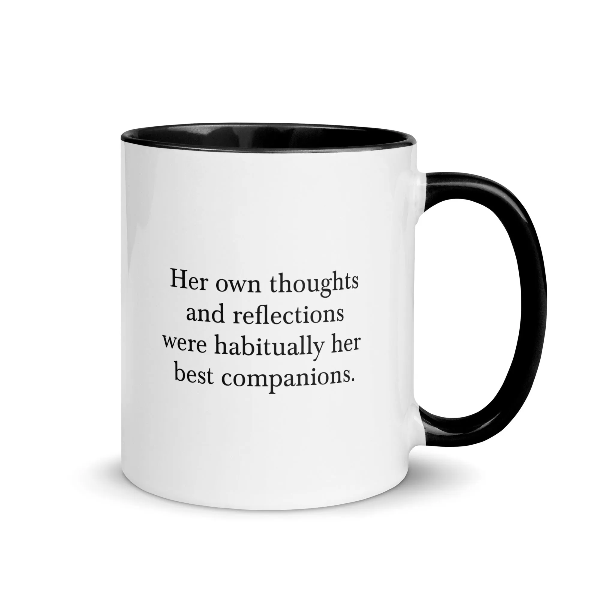 Mansfield Park mug with color inside