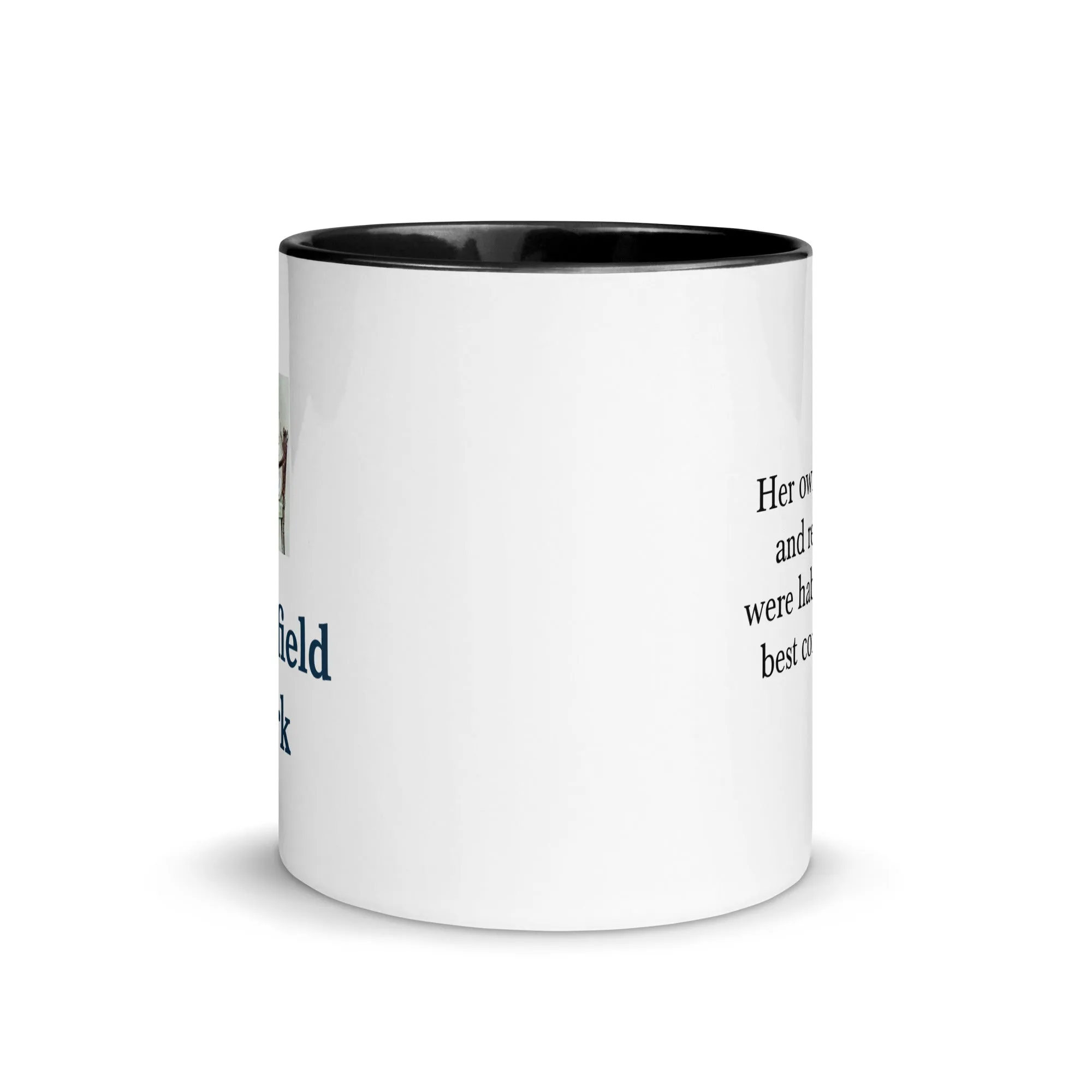 Mansfield Park mug with color inside