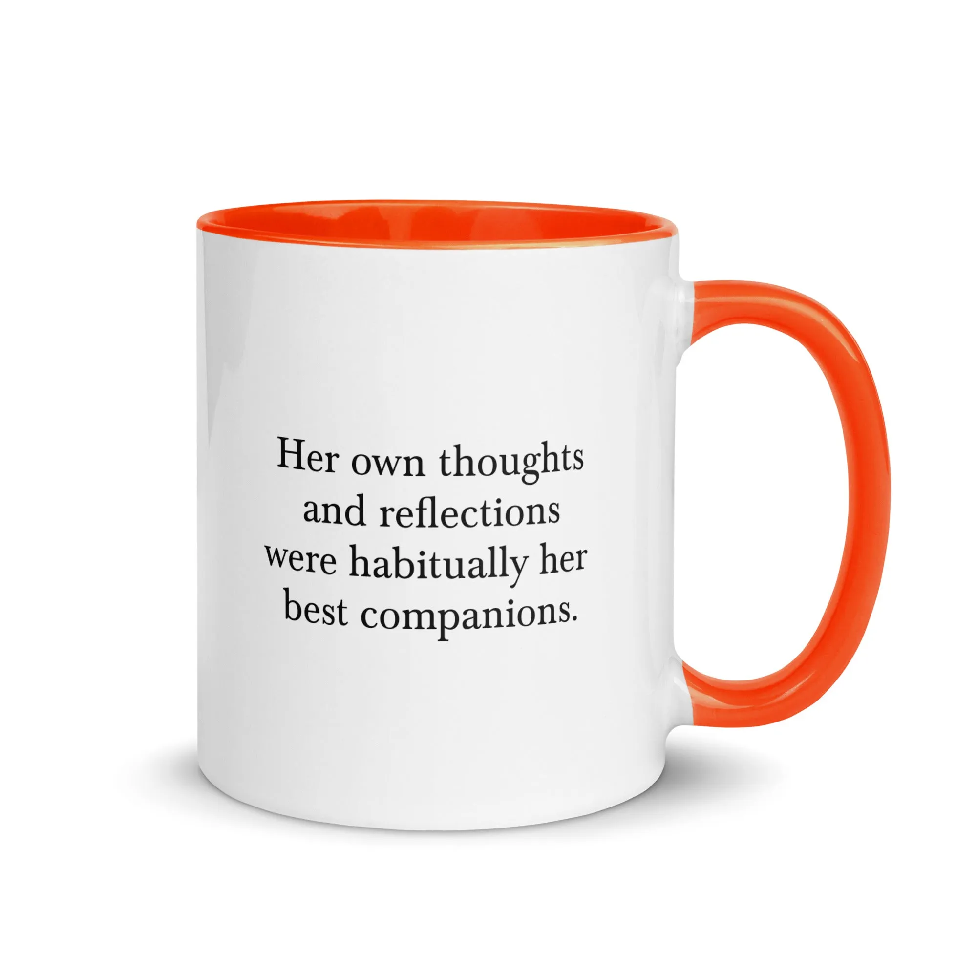 Mansfield Park mug with color inside