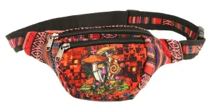 Many Mushrooms 3 Zip Fanny Pack • HF-130