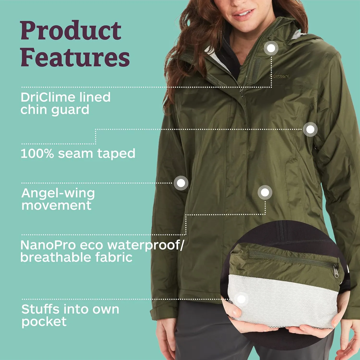 MARMOT Women's Precip Eco Jacket
