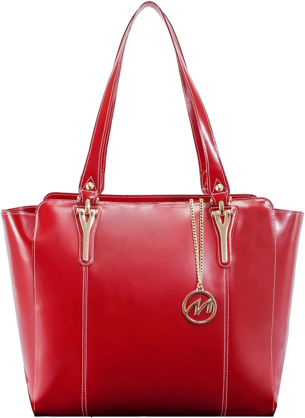 McKlein Leather Ladies' Tote with Tablet Pocket- ALICIA