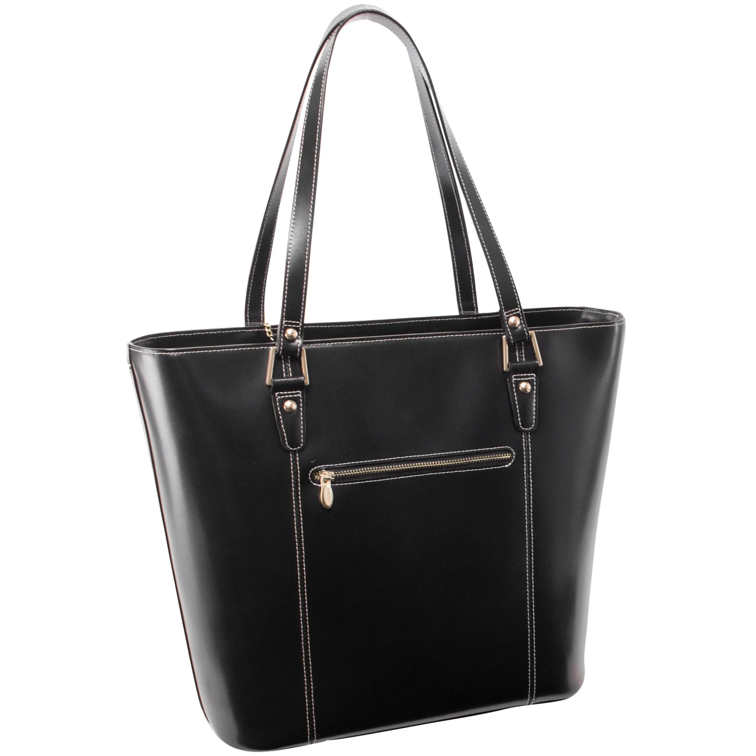 McKlein USA Deva Leather Ladies' Tote With Tablet Pocket