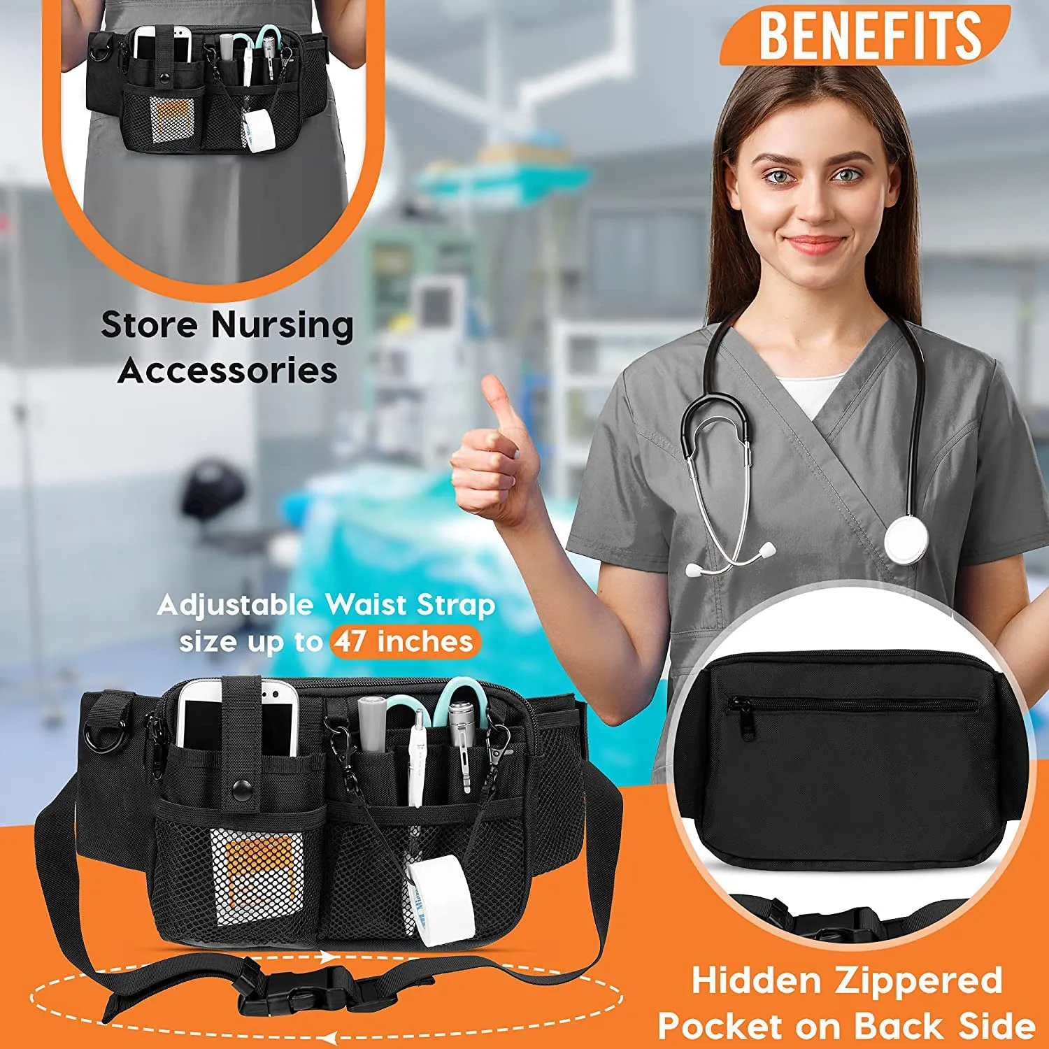 Medical Staff Waist Bag