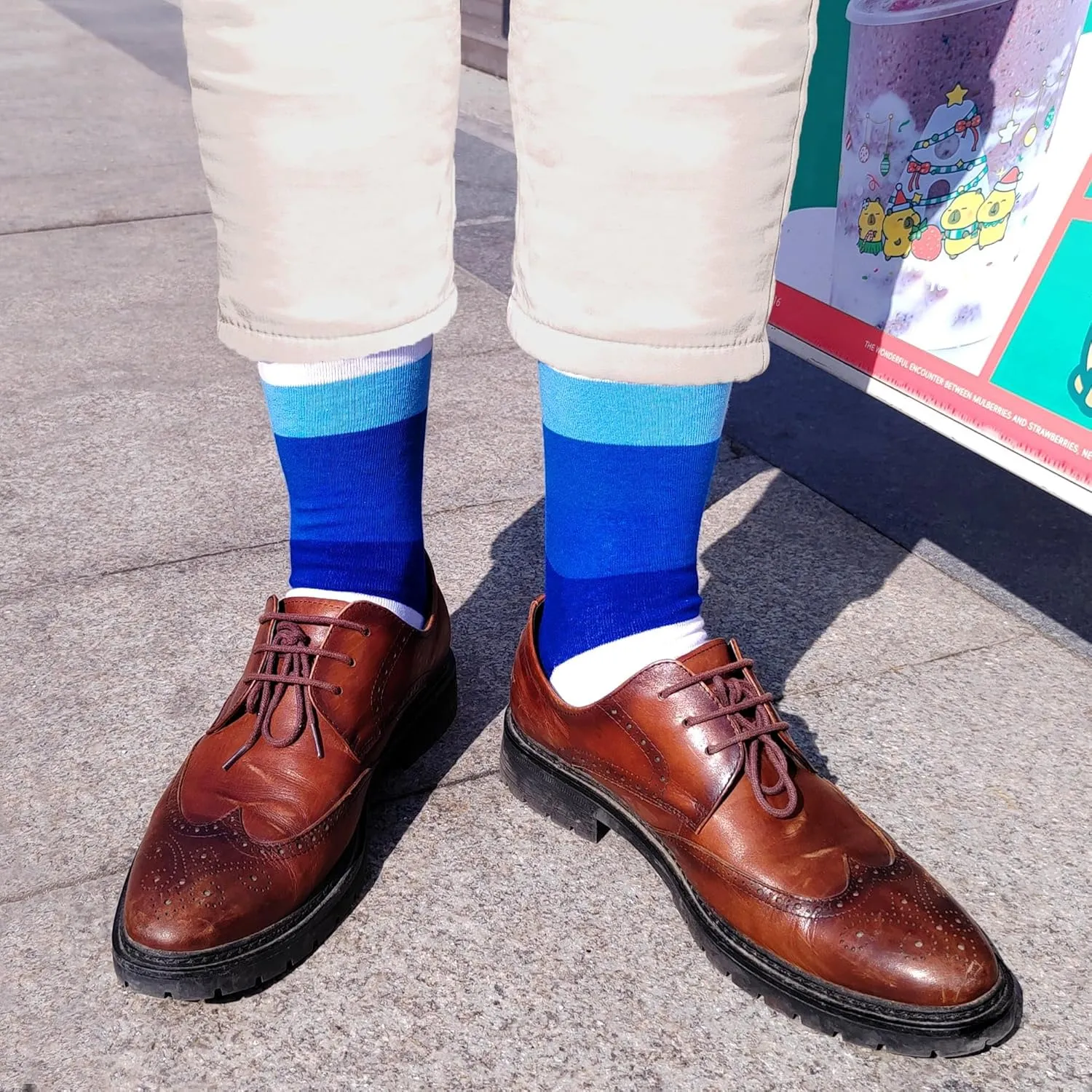 Men's Dress Socks Argyle Black Dress Fun Funny Colorful Novelty Crazy Patterned Sock Cotton Calf Bulk Packs Size 8-12