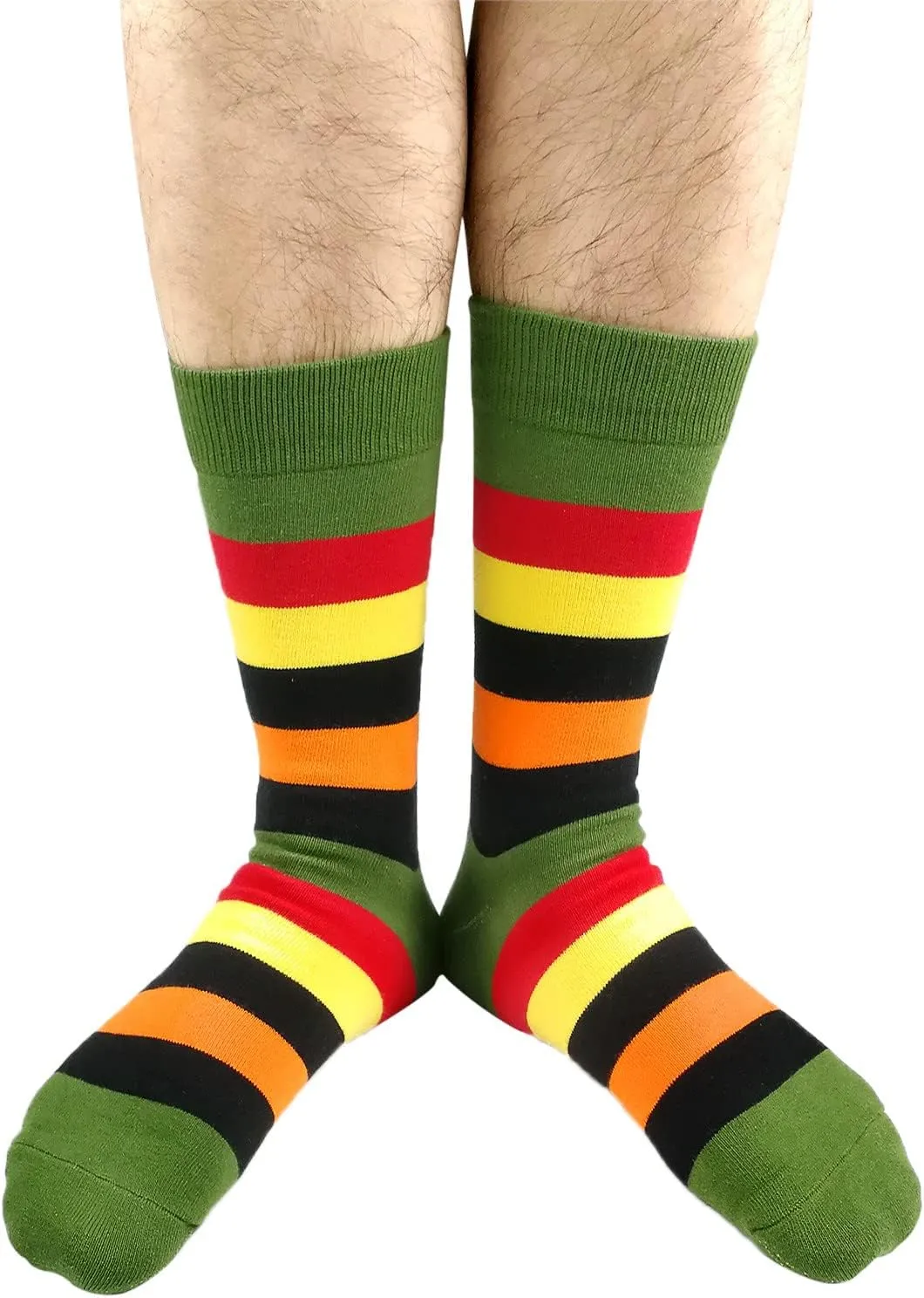 Men's Dress Socks Argyle Black Dress Fun Funny Colorful Novelty Crazy Patterned Sock Cotton Calf Bulk Packs Size 8-12