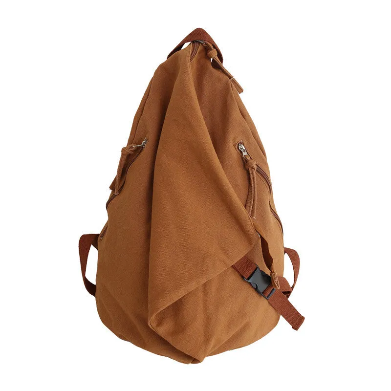 Men's Female Niche Solid Color Large Capacity Business Backpacks