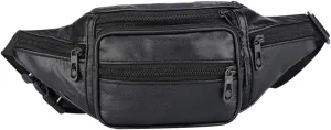 Men's Multi-pocket Fanny Pack for Business Running Belt Sports Accessory Non-slip