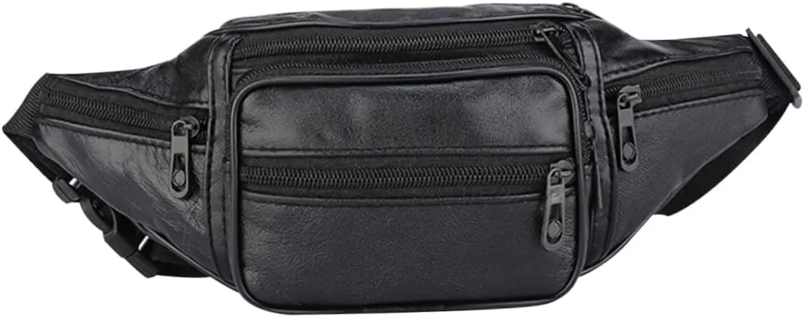 Men's Multi-pocket Fanny Pack for Business Running Belt Sports Accessory Non-slip