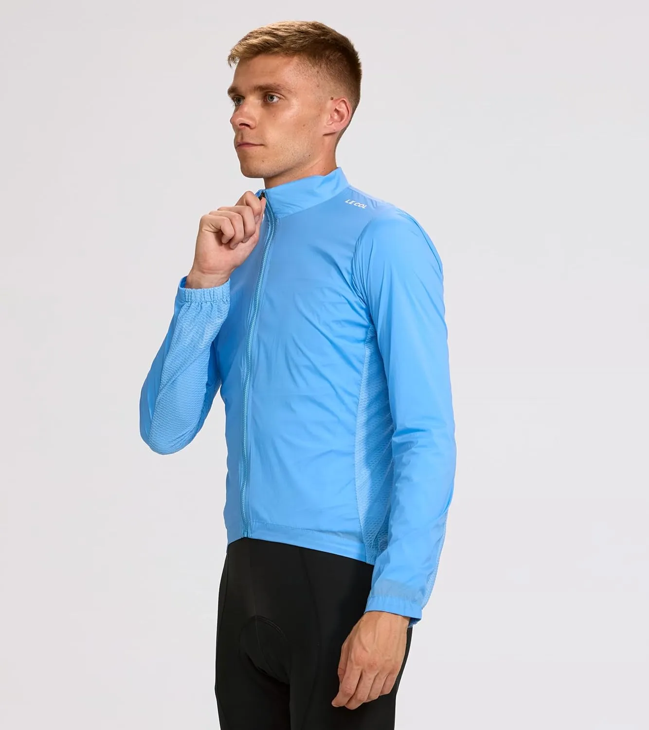 Men's Pro Wind Jacket | Long Sleeve Cycling Coat | Windproof, Water Resistant, Breathable, Packable (US,Regular, S-XL)