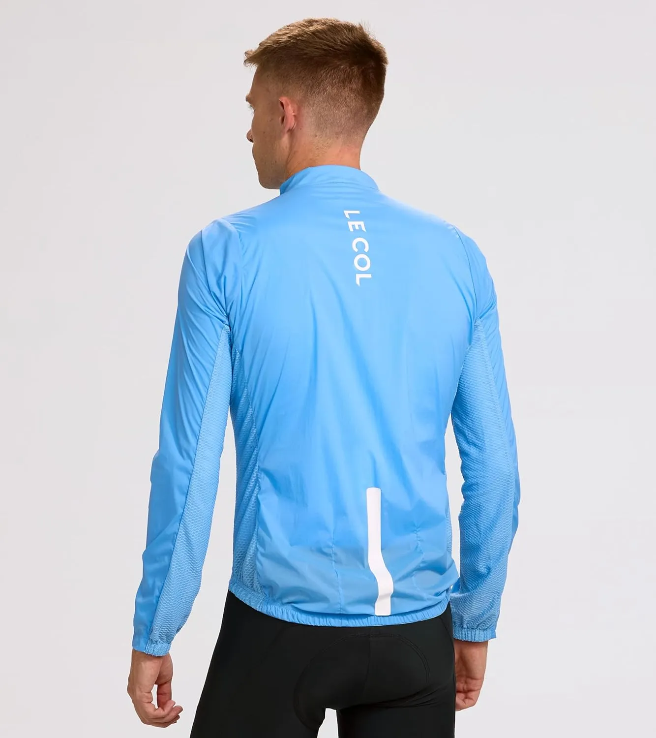 Men's Pro Wind Jacket | Long Sleeve Cycling Coat | Windproof, Water Resistant, Breathable, Packable (US,Regular, S-XL)