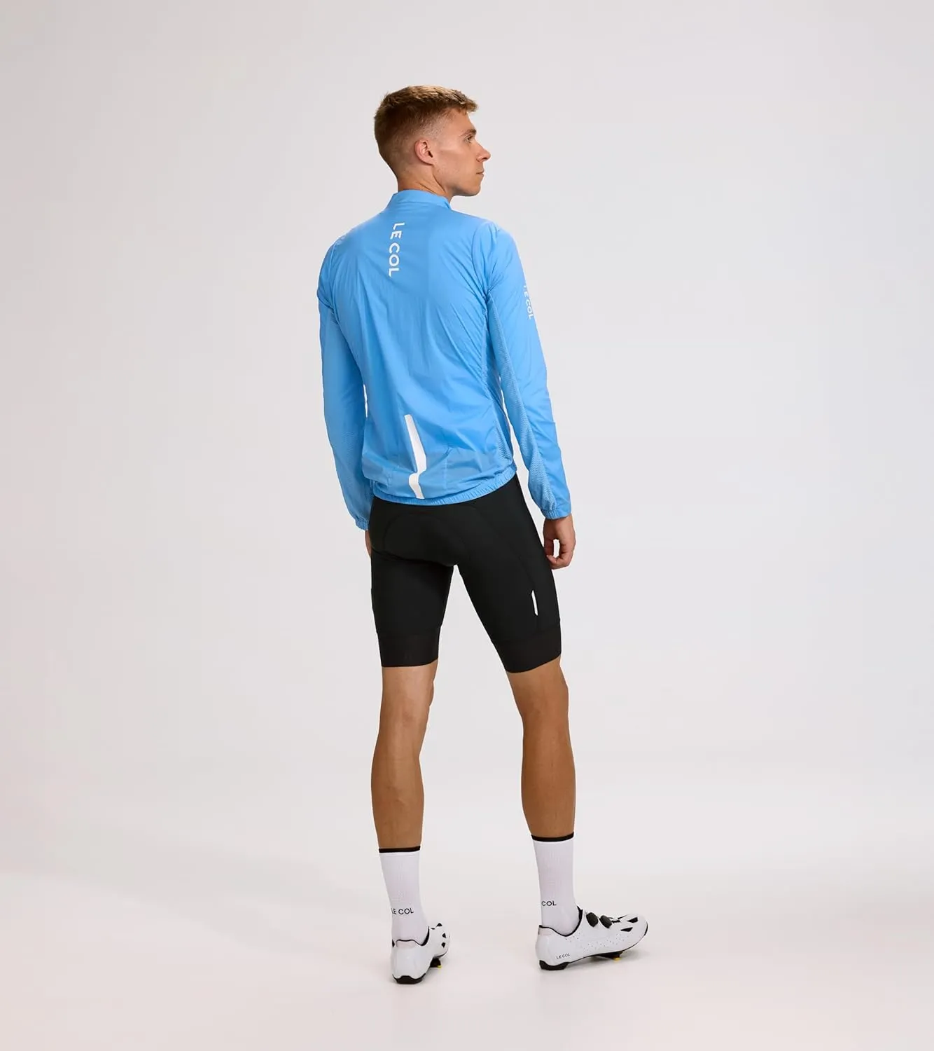 Men's Pro Wind Jacket | Long Sleeve Cycling Coat | Windproof, Water Resistant, Breathable, Packable (US,Regular, S-XL)