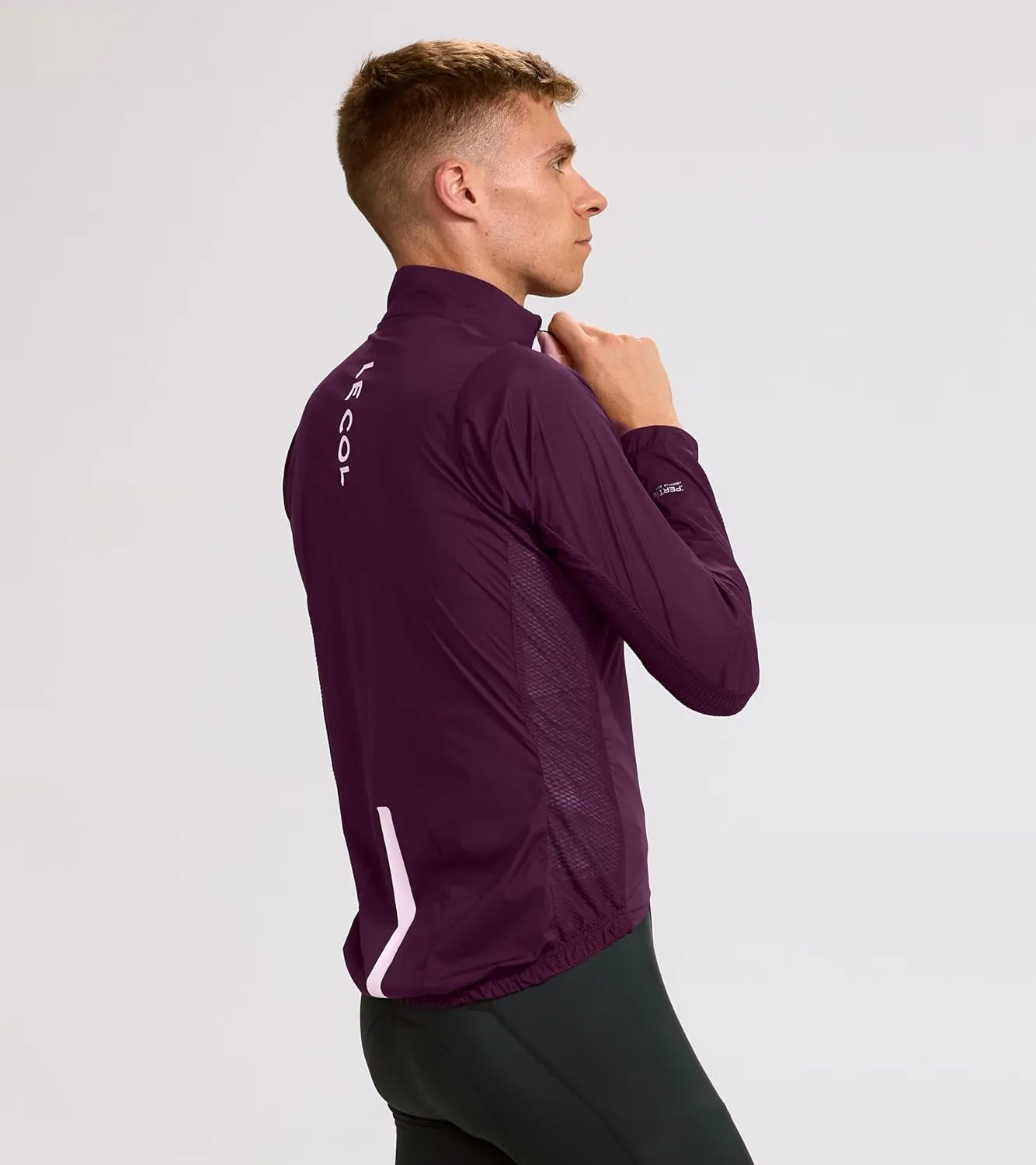 Men's Pro Wind Jacket | Long Sleeve Cycling Coat | Windproof, Water Resistant, Breathable, Packable (US,Regular, S-XL)
