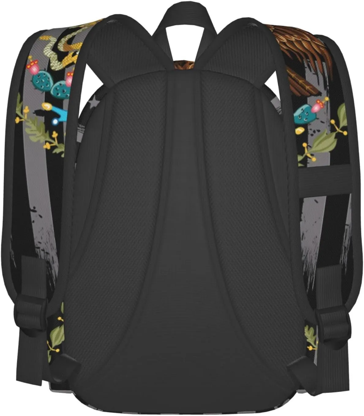 Mexican Flag Casual Backpack Large Capacity Travel Backpacks Laptop Daypack Commuter Rucksack Adjustable Strap Sports Bags for Hiking Biking