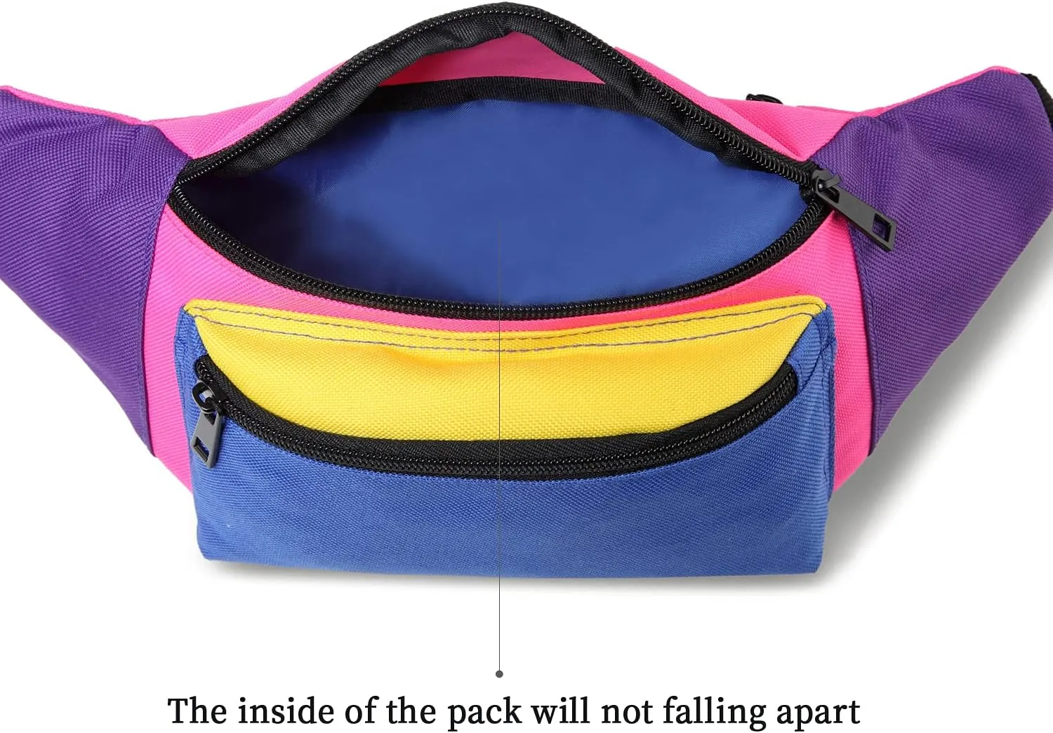 MIAIULIA 80s Neon Waist Fanny Pack for 80s Costumes,Festival Travel Party #Other