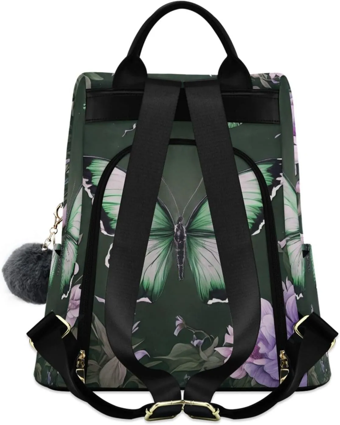 Mini Backpack Women Travel Handbag Shoulder Bag Anti Theft Backpack for women for Outing Shopping Traveling Going Out Butterfly Pattern 5